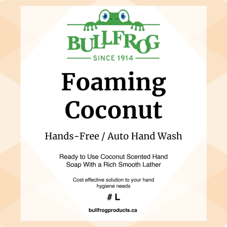 Foaming Coconut Hands Free front label image